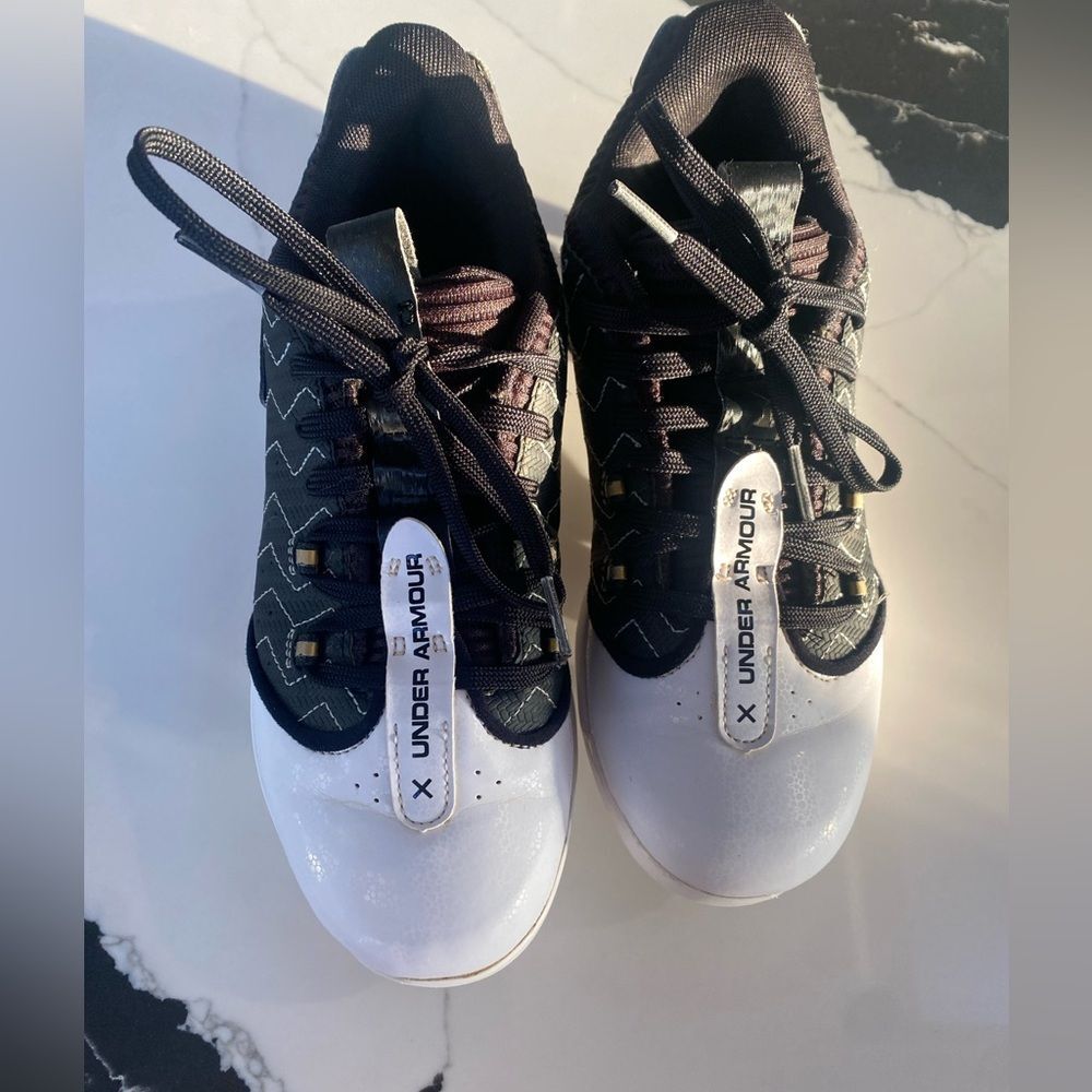 Under Armour Kids' Black and White Sneakers